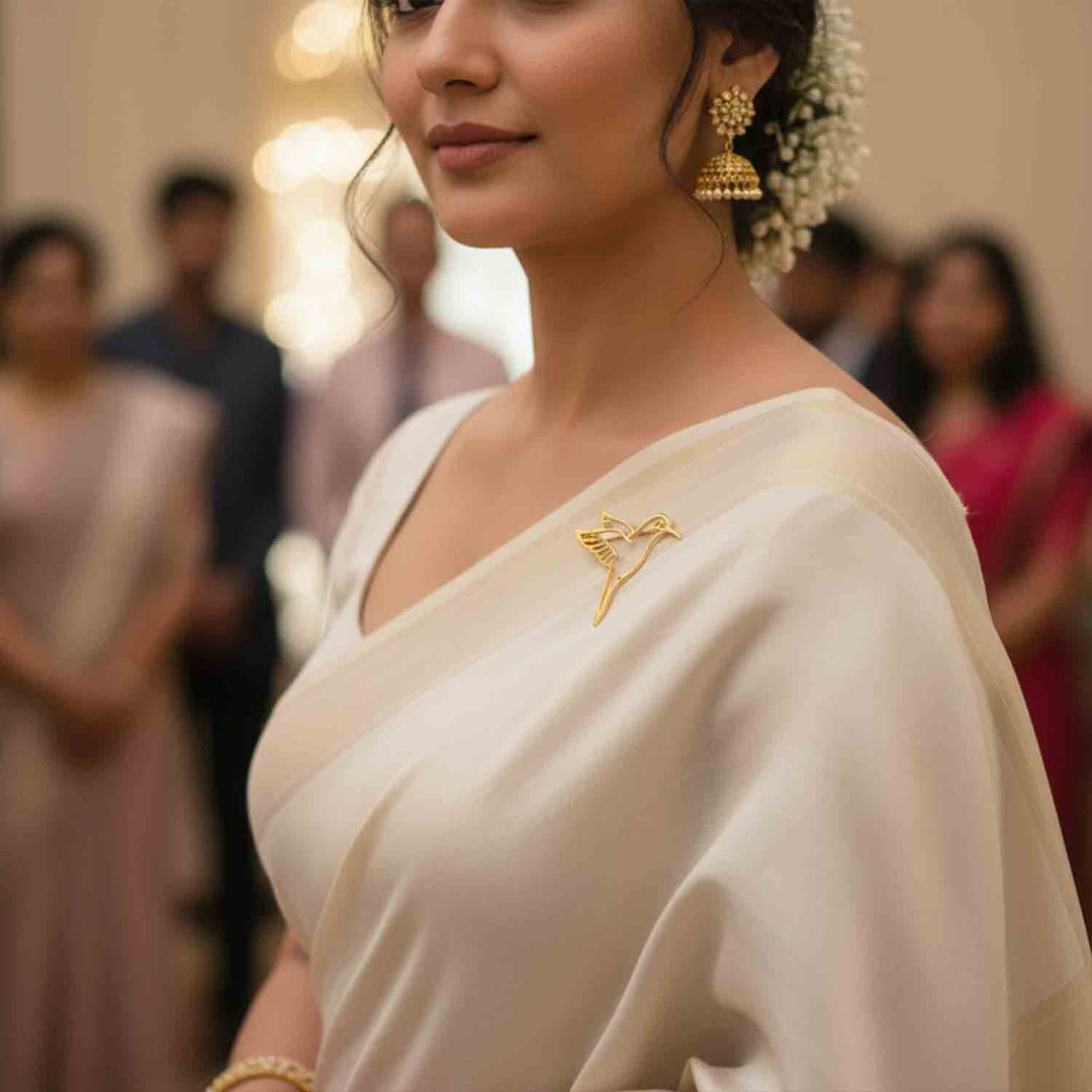 Golden Flight Brooch