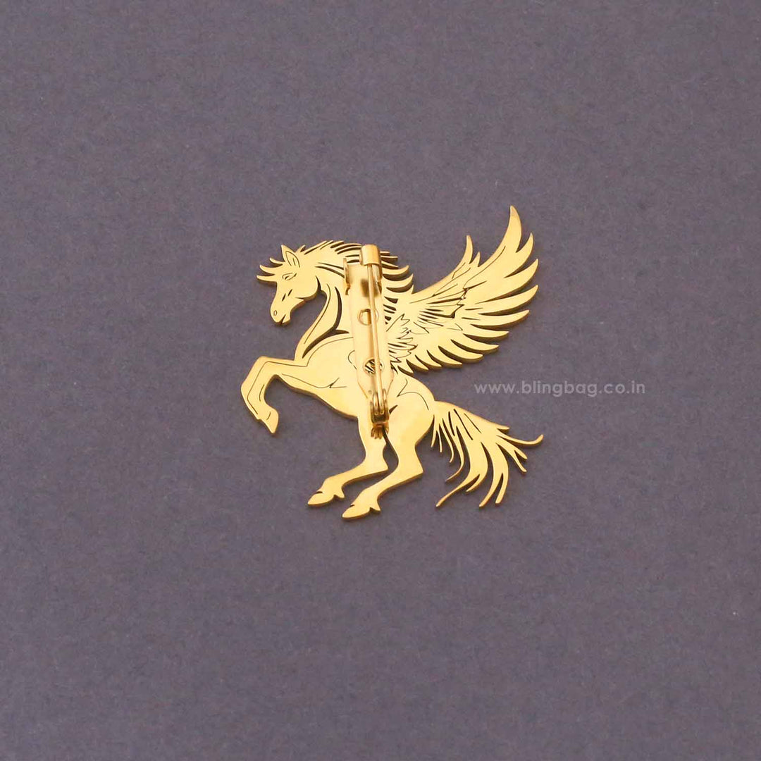 Golden Flyer Brooch