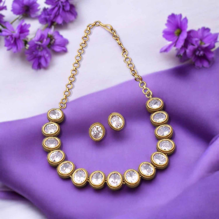 Golden Gaera Victorian Jewellery Set - New Arrival