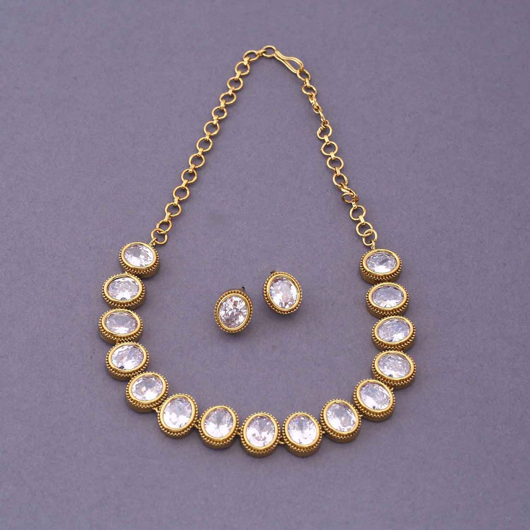 Golden Gaera Victorian Jewellery Set - New Arrival