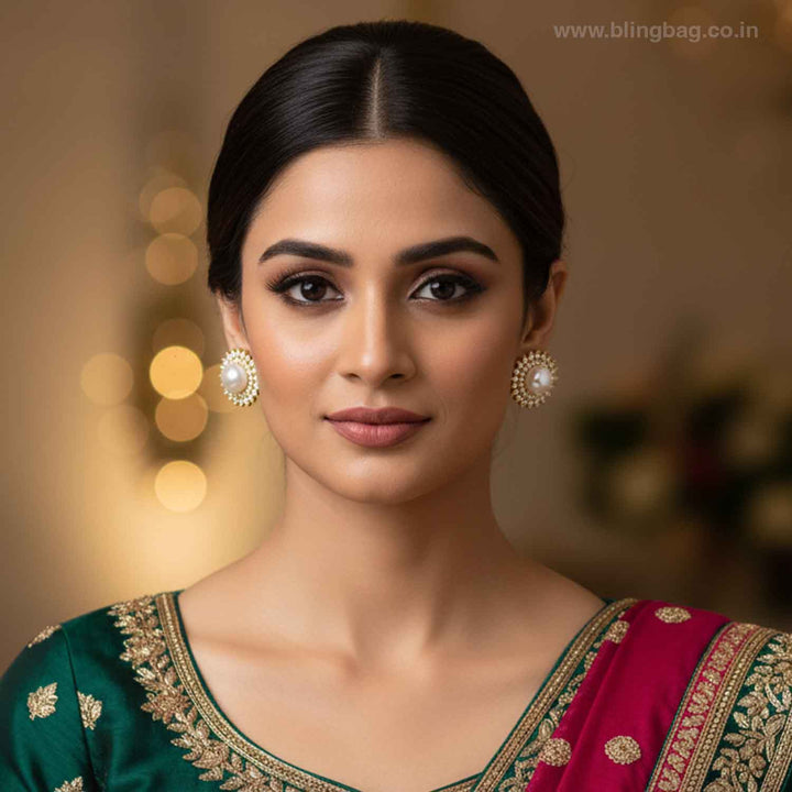 Golden Galija Victorian Studs