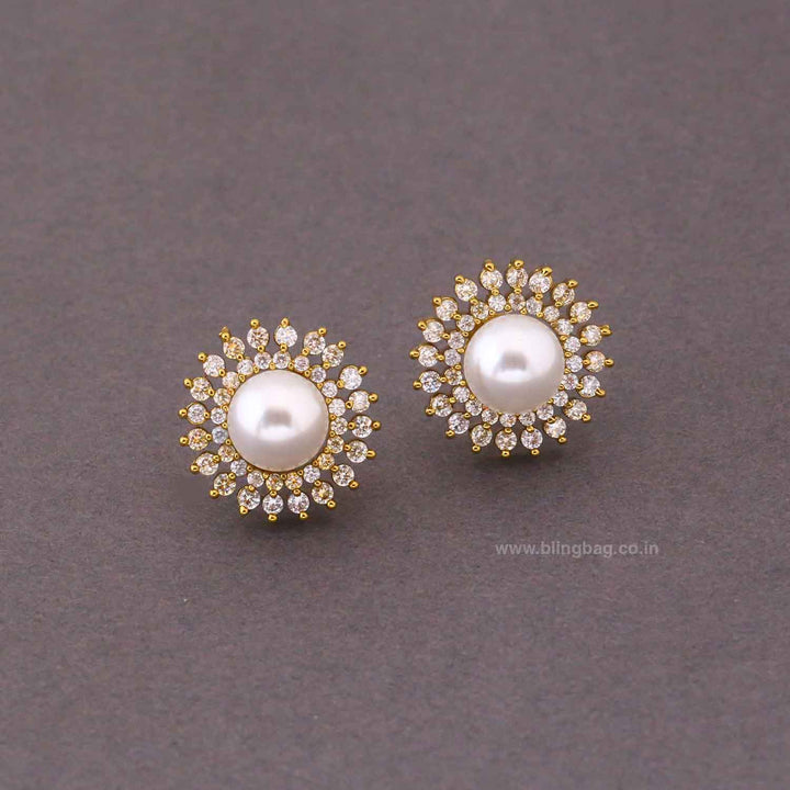 Golden Galija Victorian Studs