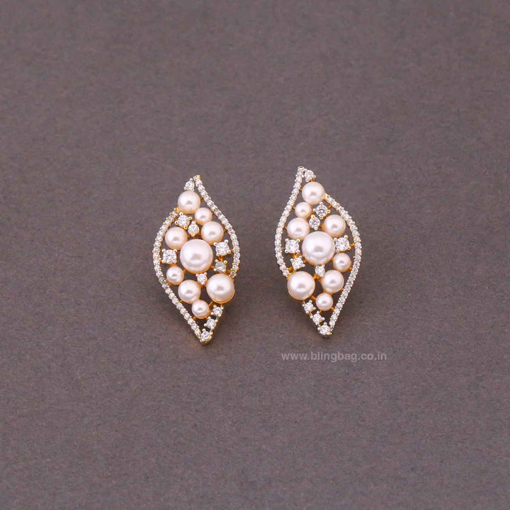 Golden Garina Zirconia Studs