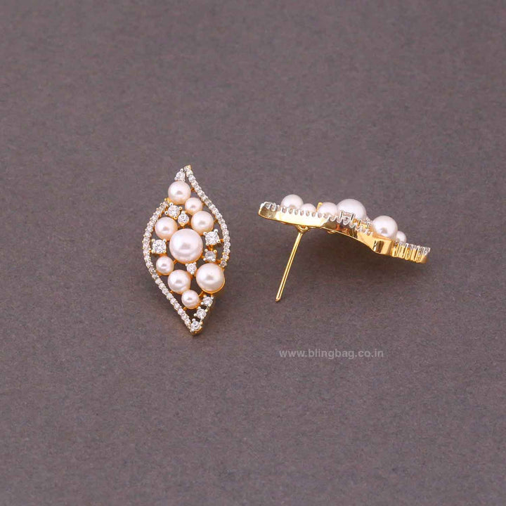 Golden Garina Zirconia Studs