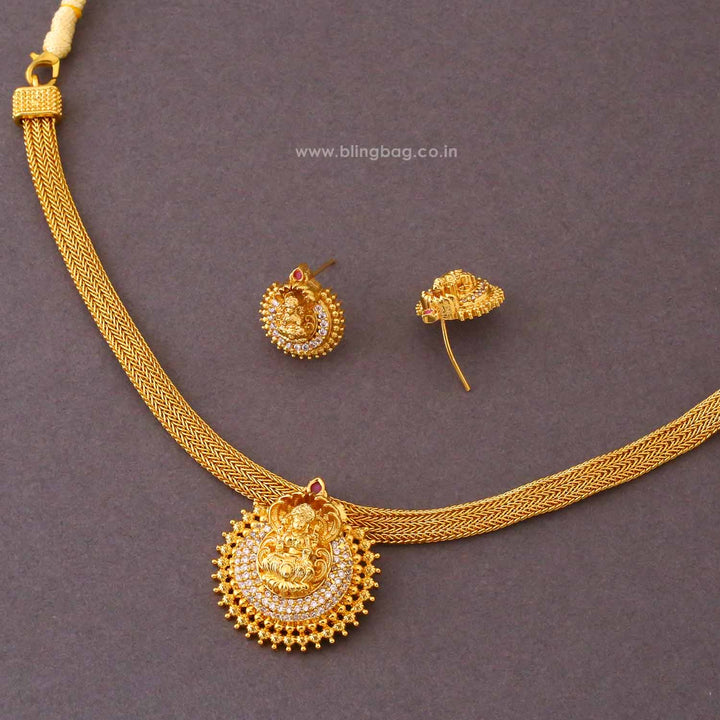 Golden Gaurirani Temple Jewellery Set- New Arrival