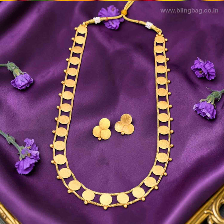 Golden Gauritaa Temple Jewellery Set - New Arrival