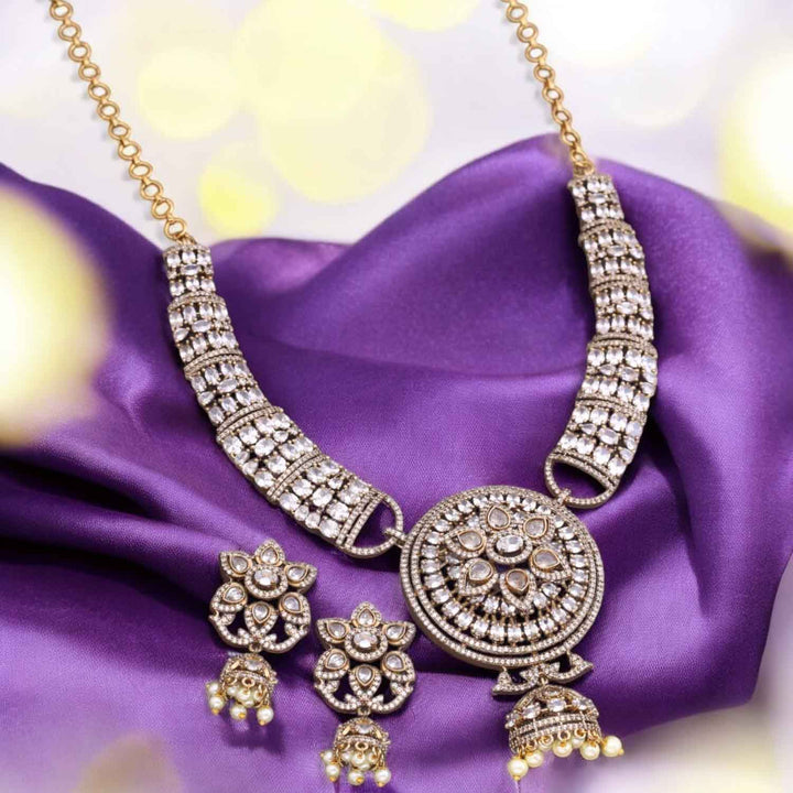 Golden Gietty Hasli Victorian Jewellery Set - New Arrival