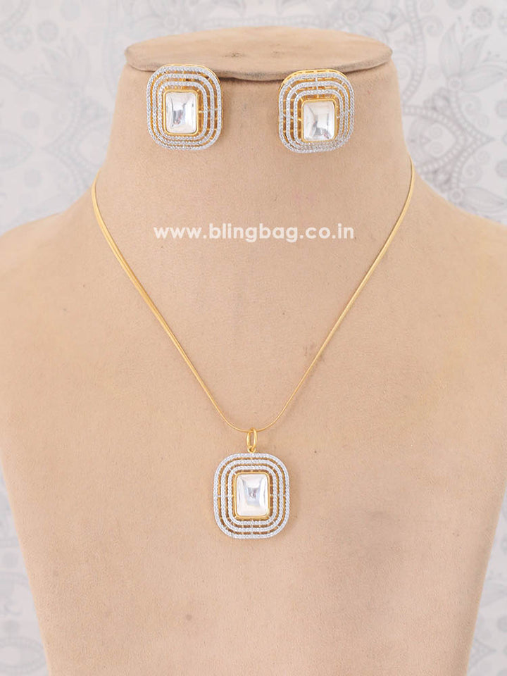 Golden Ginger Pendant Set