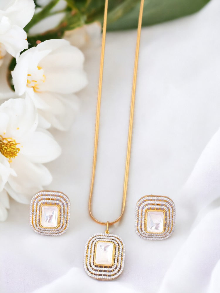 Golden Ginger Pendant Set