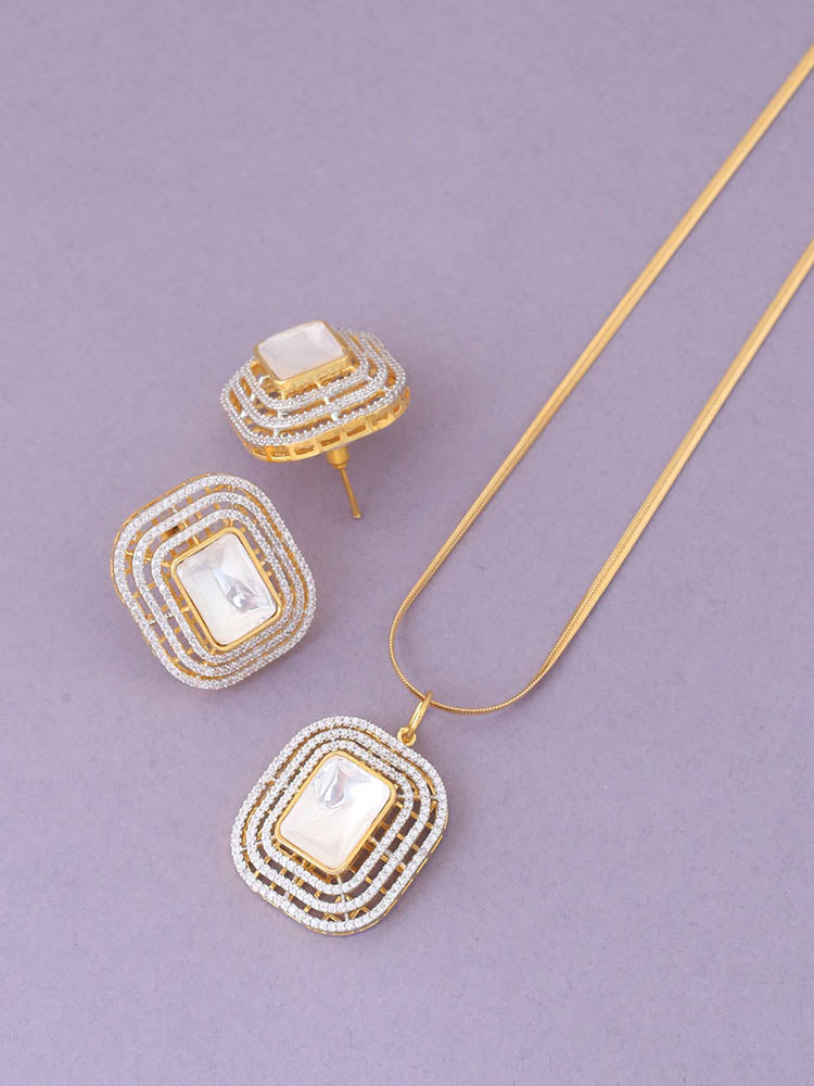 Golden Ginger Pendant Set