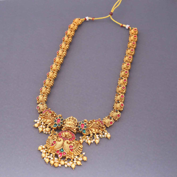 Golden Girika Bridal Temple Jewellery Set - New Arrival