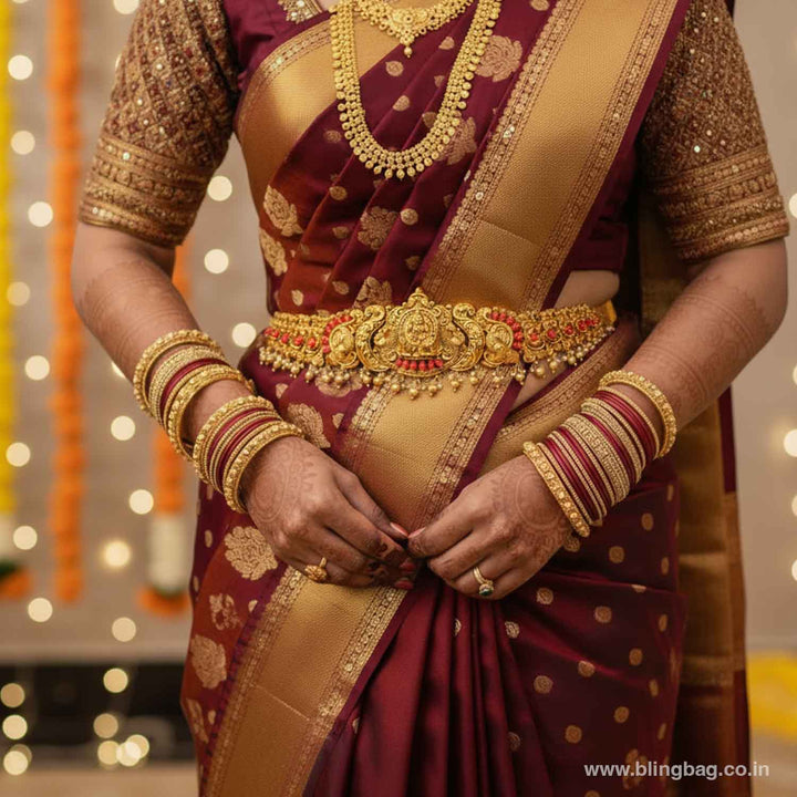 Golden Grisulaya Temple Waist Belt