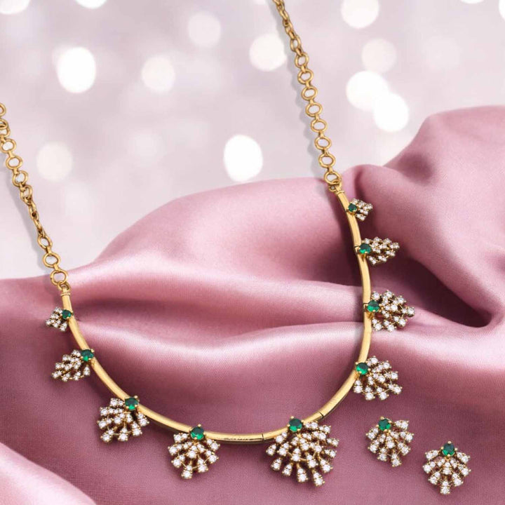 Golden Gunakshi Antique Jewellery Set - New Arrival