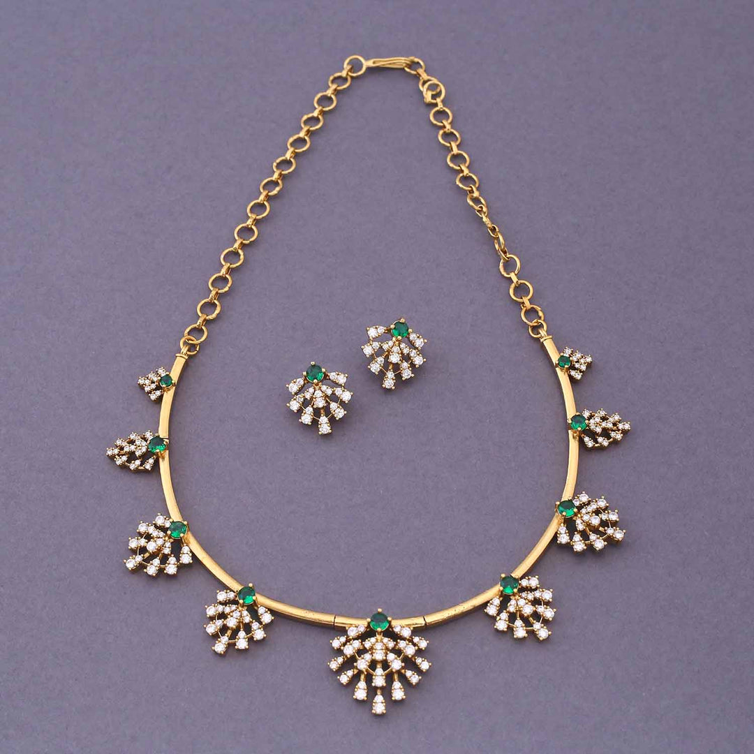 Golden Gunakshi Antique Jewellery Set - New Arrival