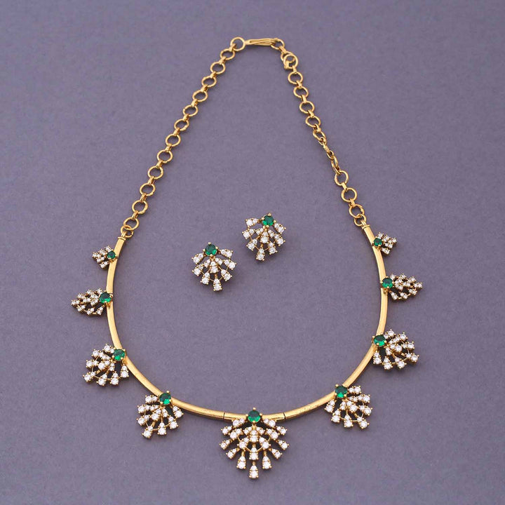 Golden Gunakshi Antique Jewellery Set - New Arrival