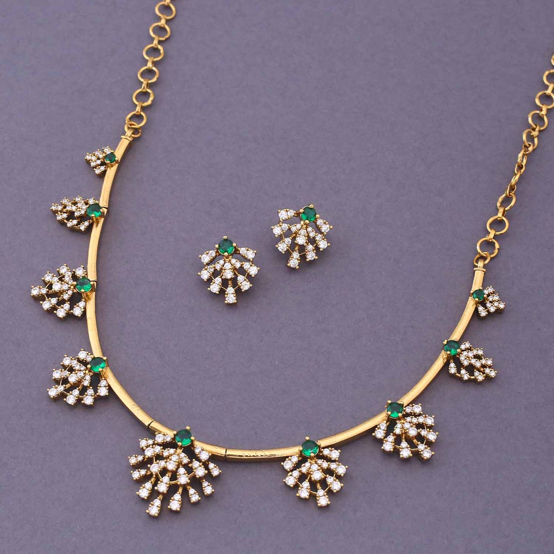 Golden Gunakshi Antique Jewellery Set - New Arrival