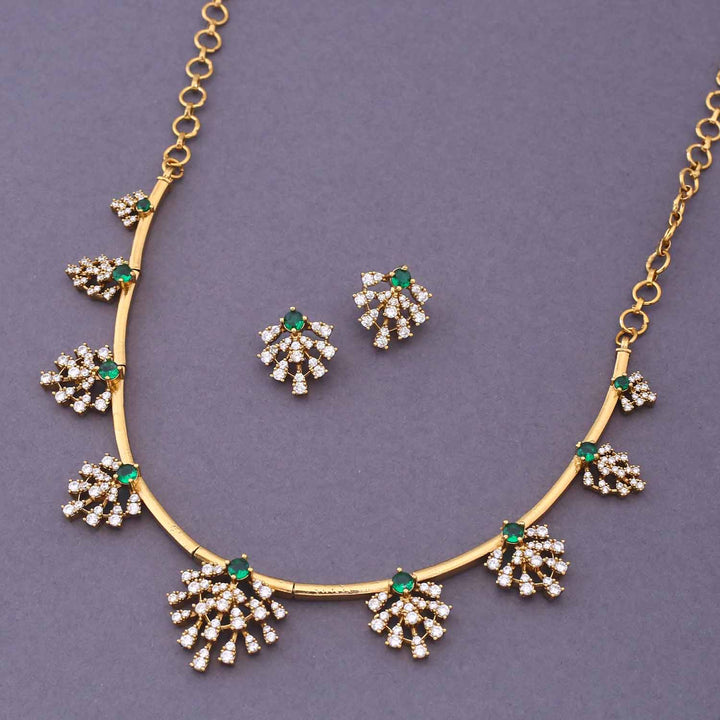 Golden Gunakshi Antique Jewellery Set - New Arrival