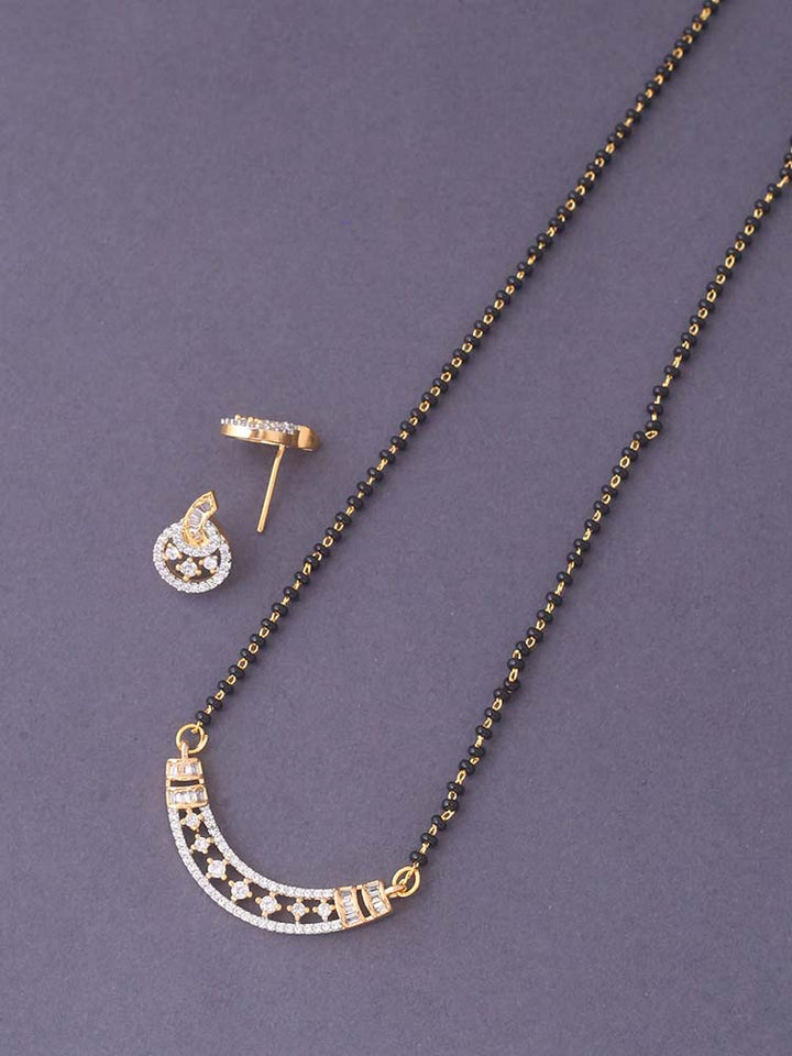 Golden Hallie Mangalsutra Set