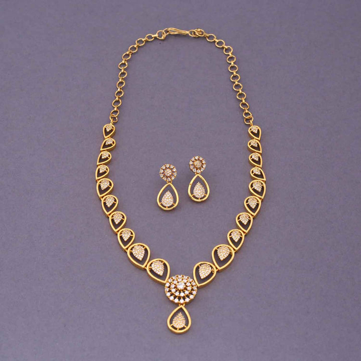 Golden Himavati Antique Jewellery Set - New Arrival
