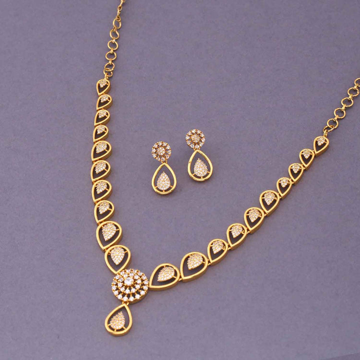 Golden Himavati Antique Jewellery Set - New Arrival