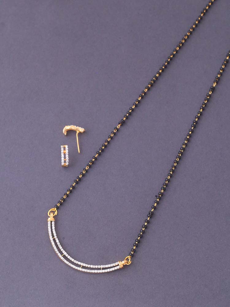 Golden Hiren Mangalsutra Set
