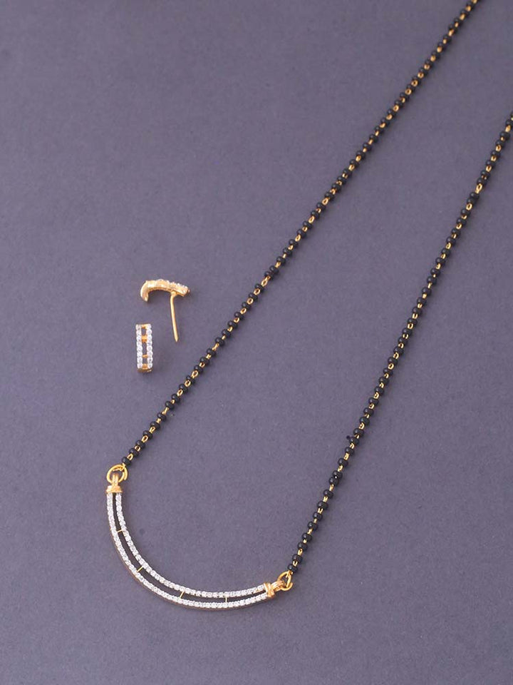 Golden Hiren Mangalsutra Set