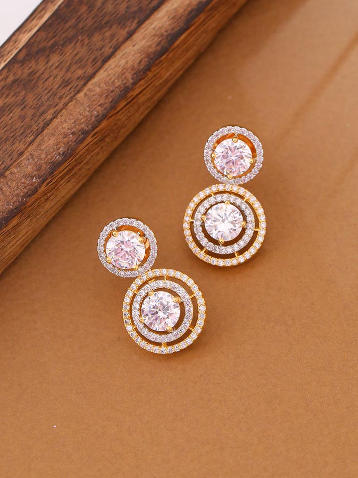 Golden Inaya Zirconia  Danglers