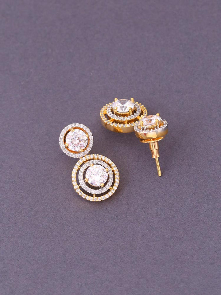 Golden Inaya Zirconia  Danglers
