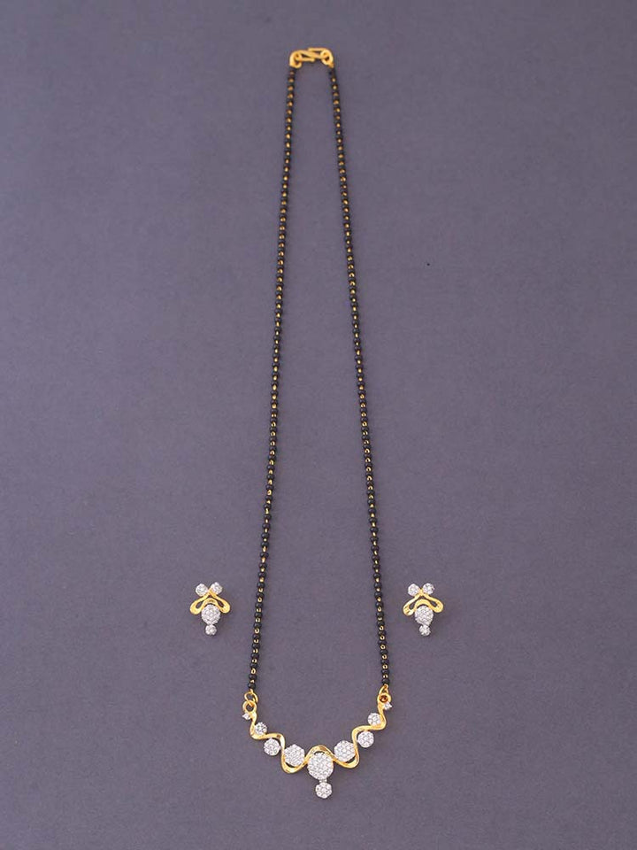 Golden Ingrid Mangalsutra Set