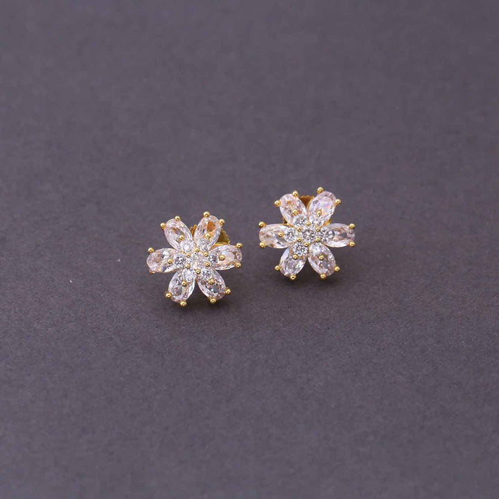 Golden Iree Zirconia Studs