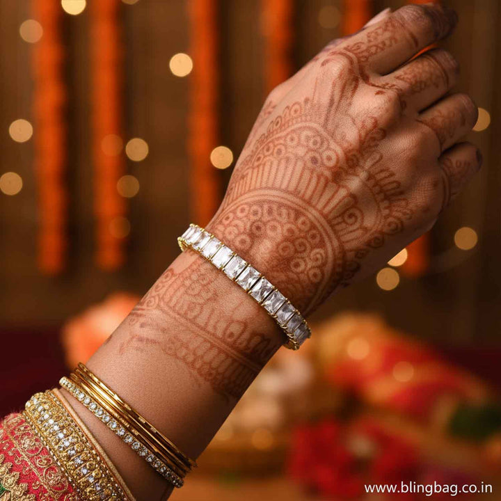 Golden Irenee Victorian Bracelet