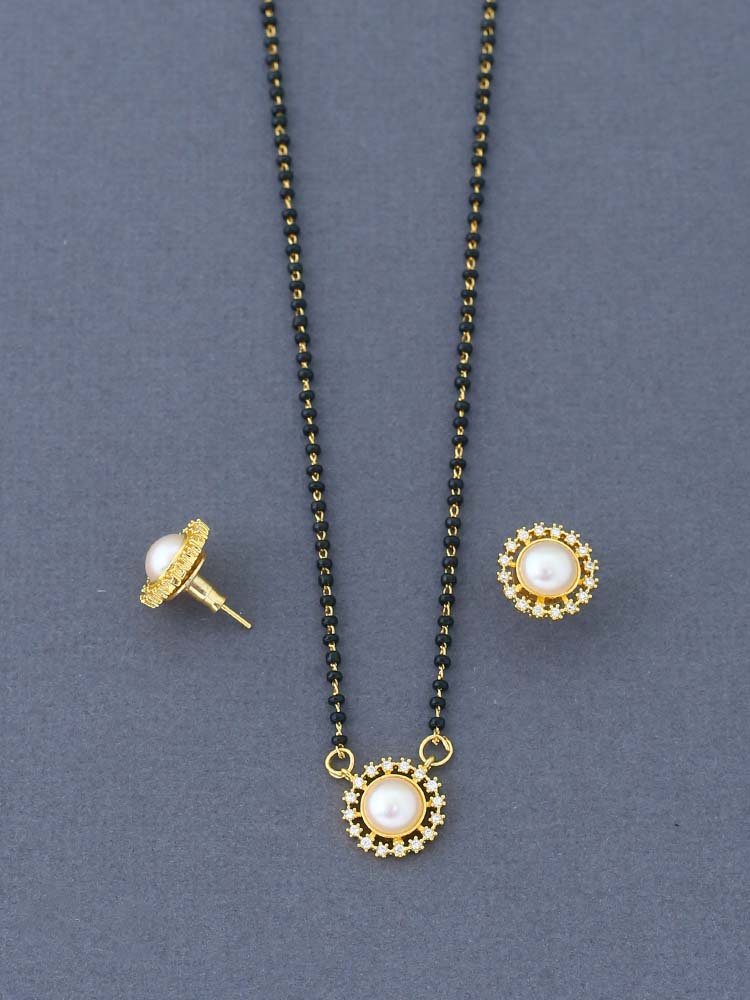 Golden Irina Mangalsutra Set