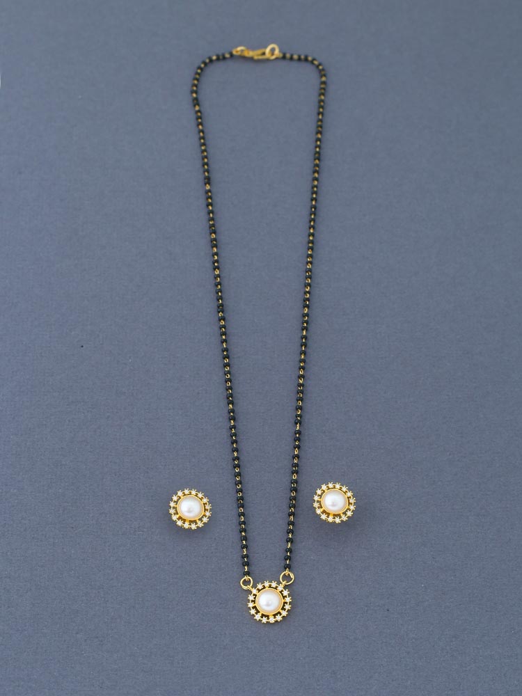 Golden Irina Mangalsutra Set
