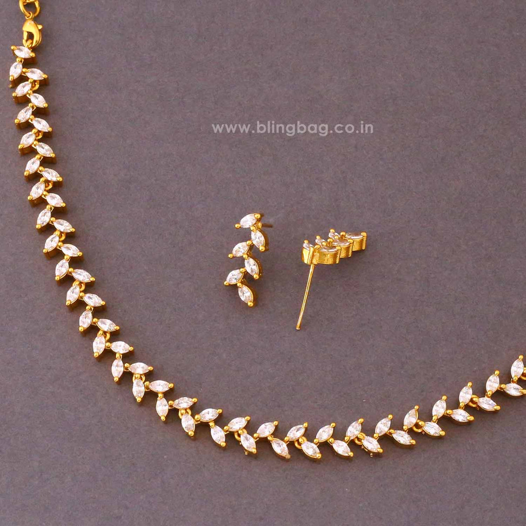 Golden Ishani Antique Jewellery Set- New Arrival