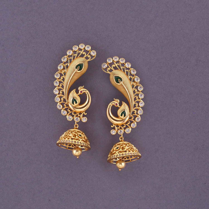 Golden Jagruti Jhumkis