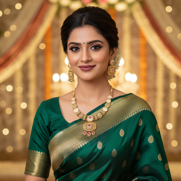 Golden Jamuna Rajwadi Set