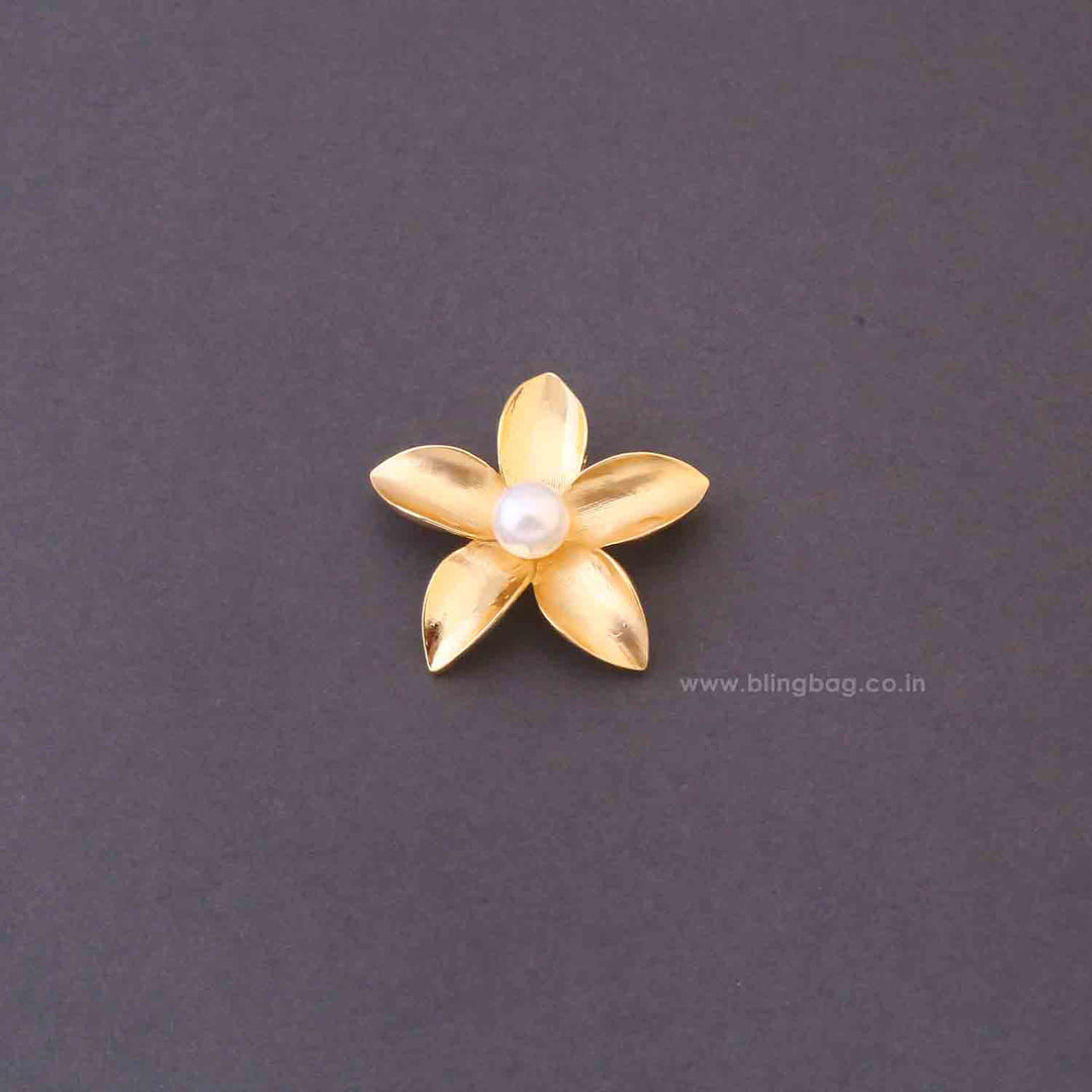 Golden Jasmine Brooch