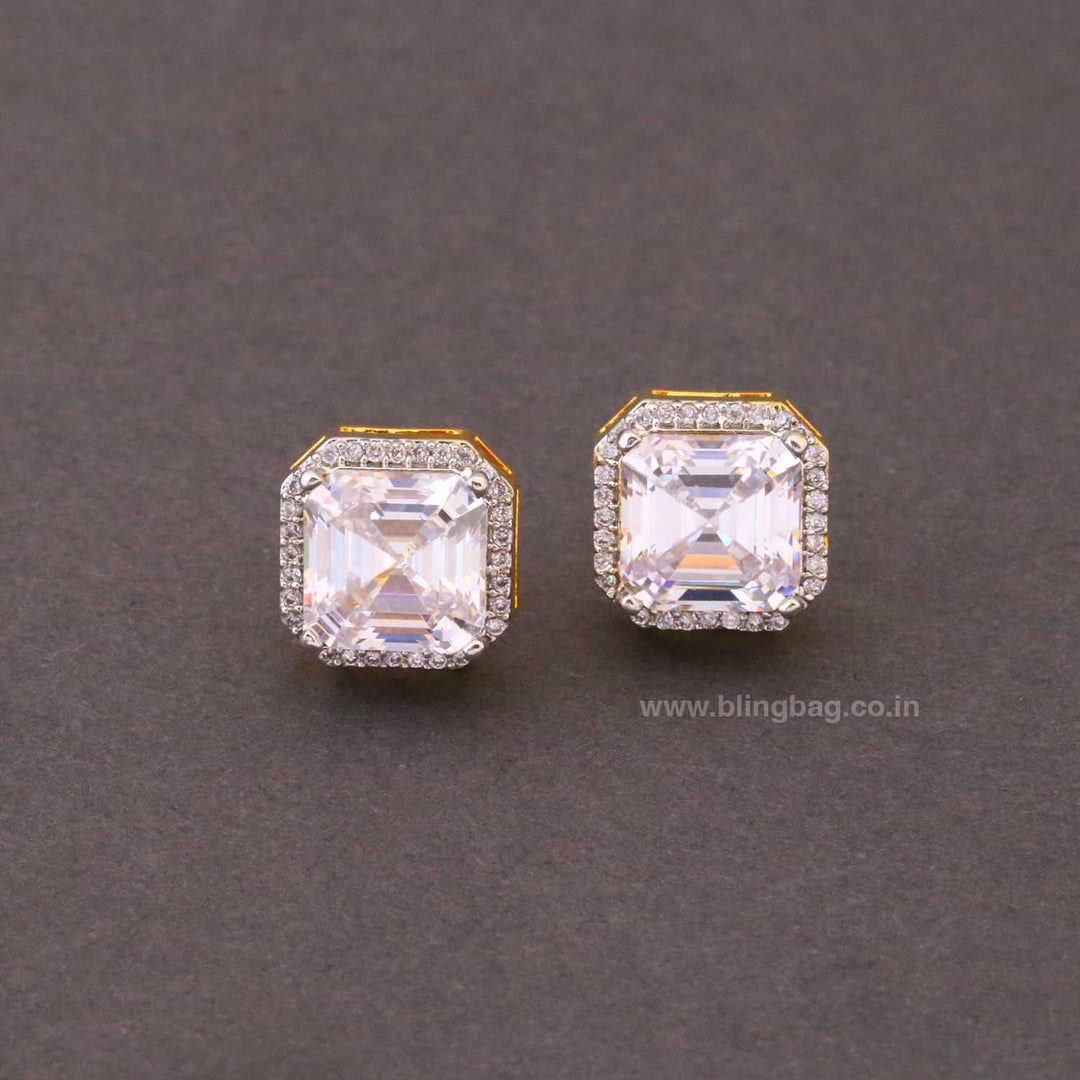 Golden Joanna Zirconia Studs
