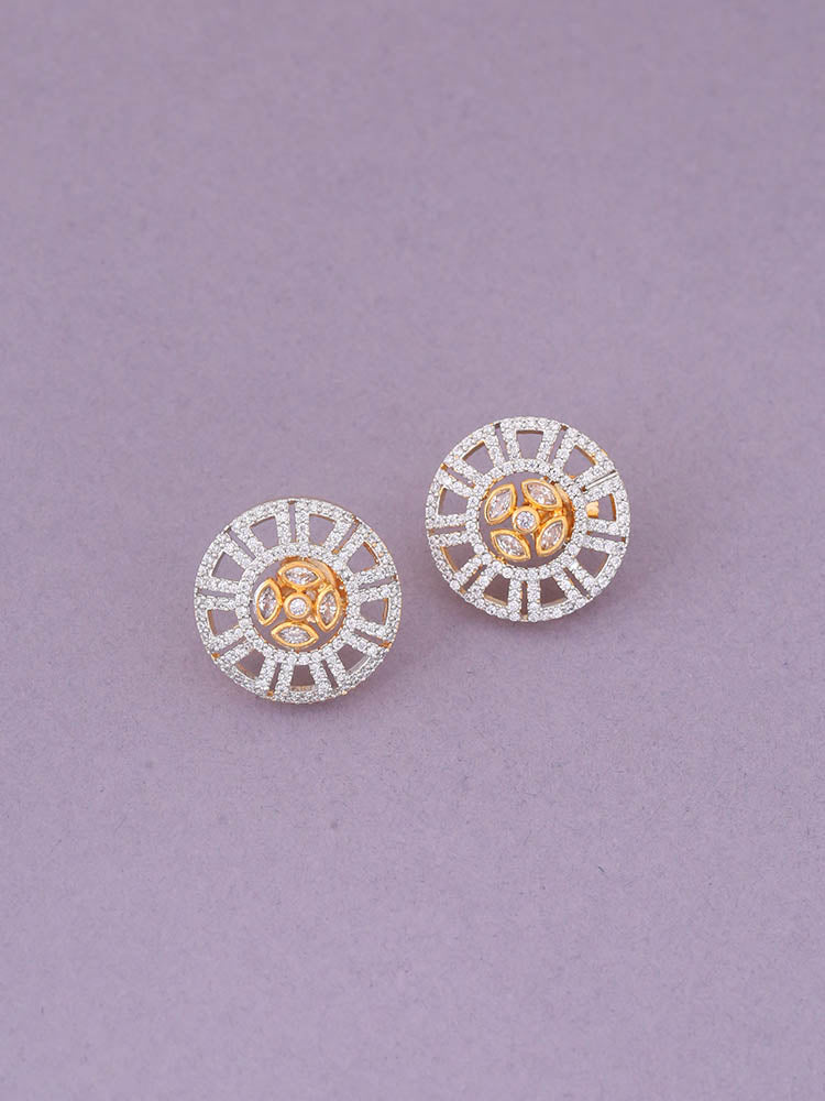 Golden Jona Zirconia Studs