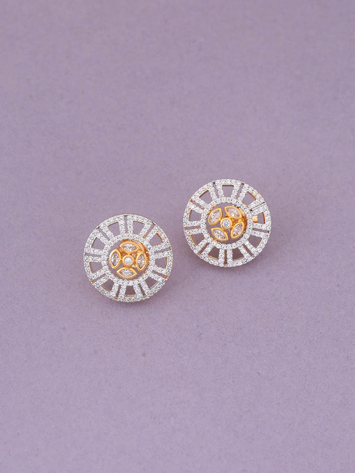 Golden Jona Zirconia Studs
