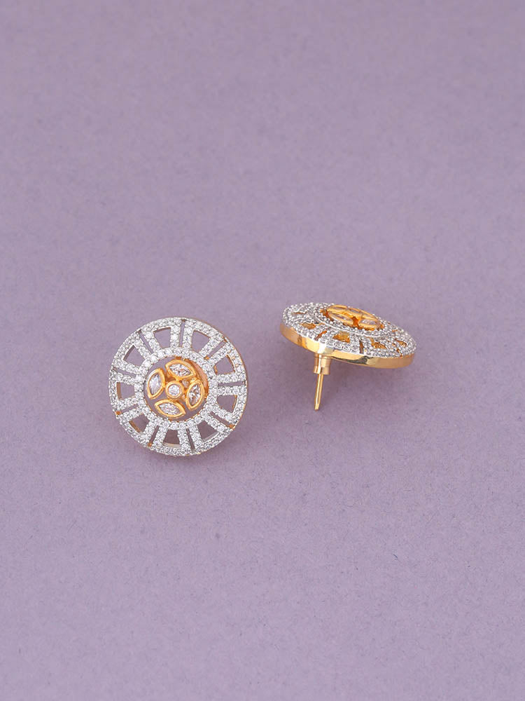 Golden Jona Zirconia Studs