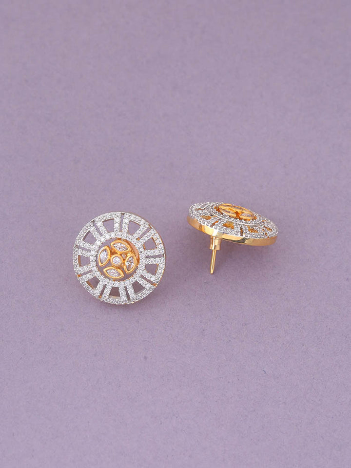 Golden Jona Zirconia Studs