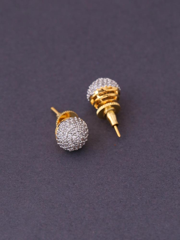 Golden Josette Zirconia Studs
