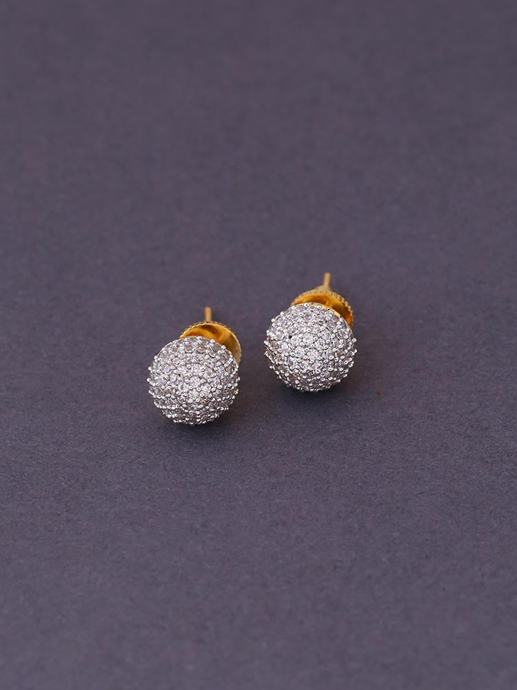 Golden Josette Zirconia Studs