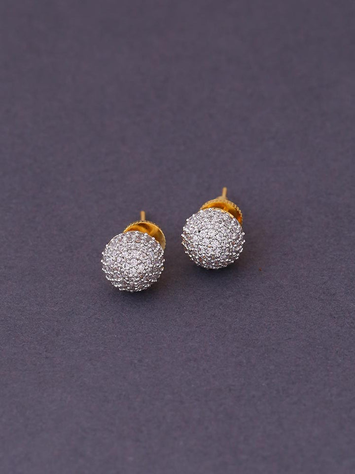 Golden Josette Zirconia Studs