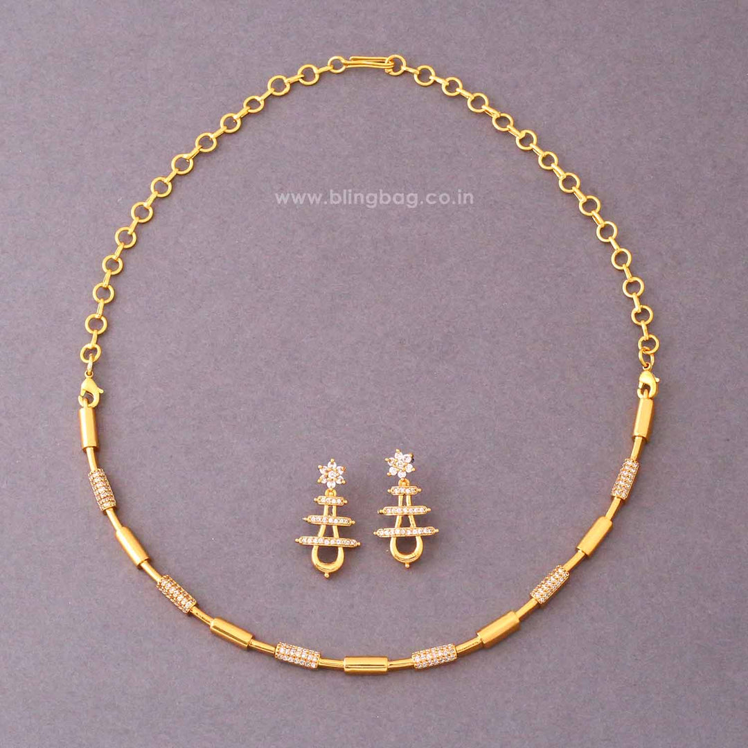 Golden Juhika Antique Jewellery Set- New Arrival