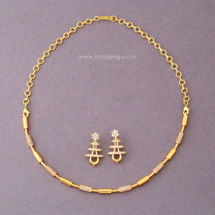 Golden Juhika Antique Jewellery Set- New Arrival
