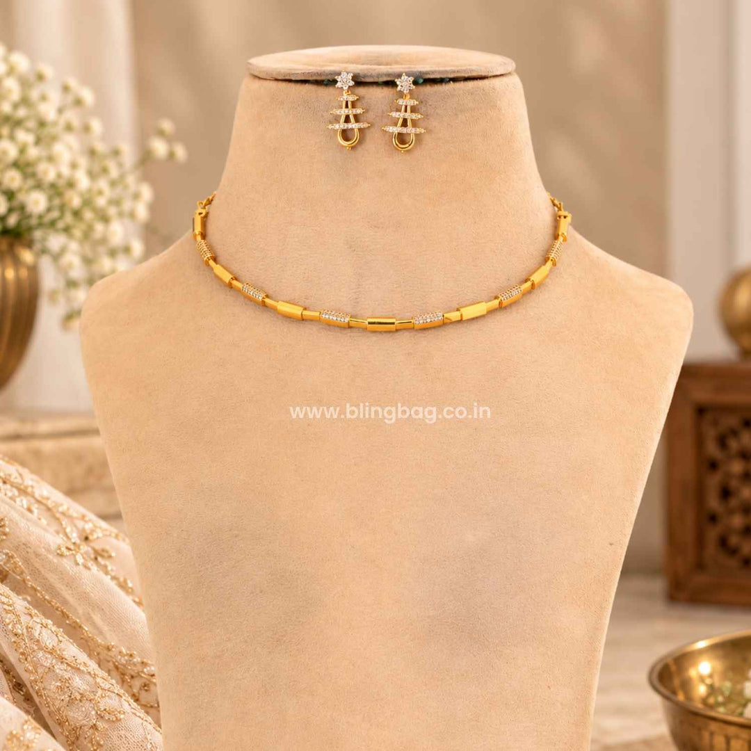 Golden Juhika Antique Jewellery Set- New Arrival