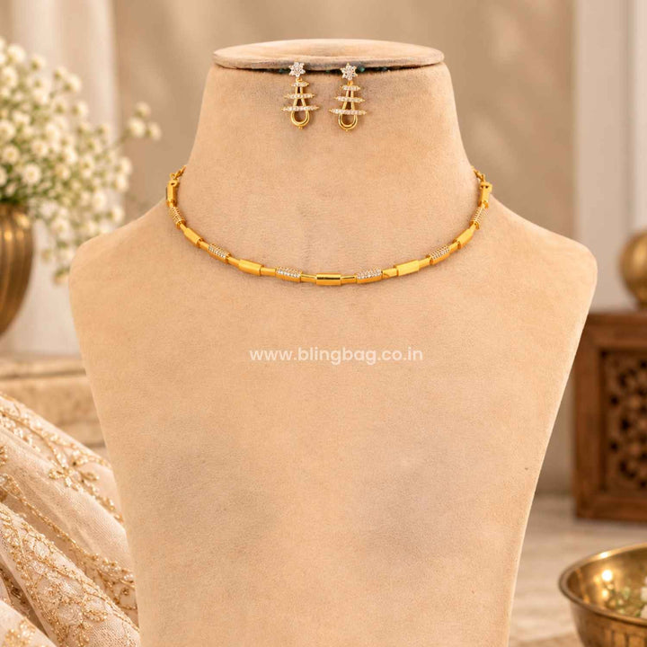Golden Juhika Antique Jewellery Set- New Arrival