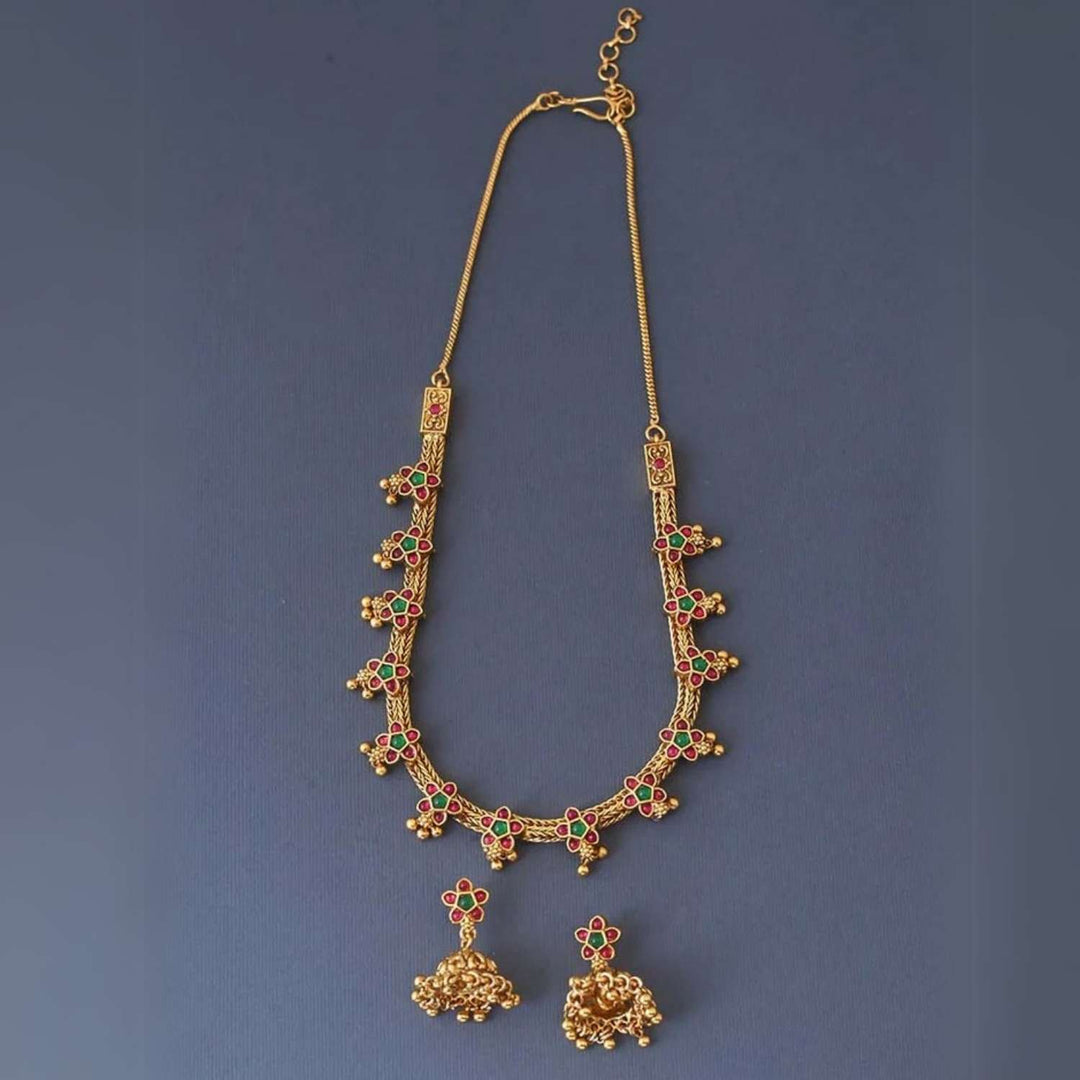 Golden Jyothi Antique Jewellery Set